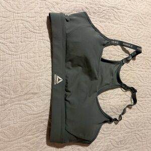 Reebok Women's Charcoal Sports Bra